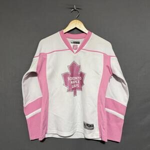Reebok Toronto Maple Leafs Youth NHL Jersey Sz M Girls